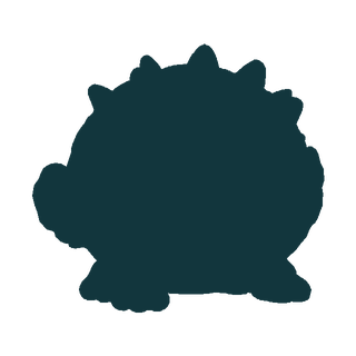 Silhouette of Kelpuff