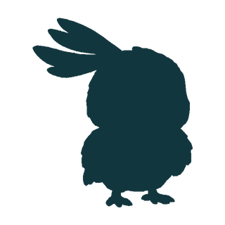Silhouette of Zapwing