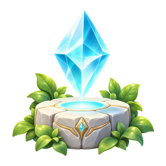 A crystal training yard from the current game